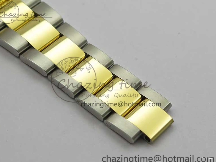 MiroTime 0520 Daytona 116520 SS YG UBF Best Edition Ice Blue MOP Crystal Markers Dial on SS YG Bracelet A Casual 2936